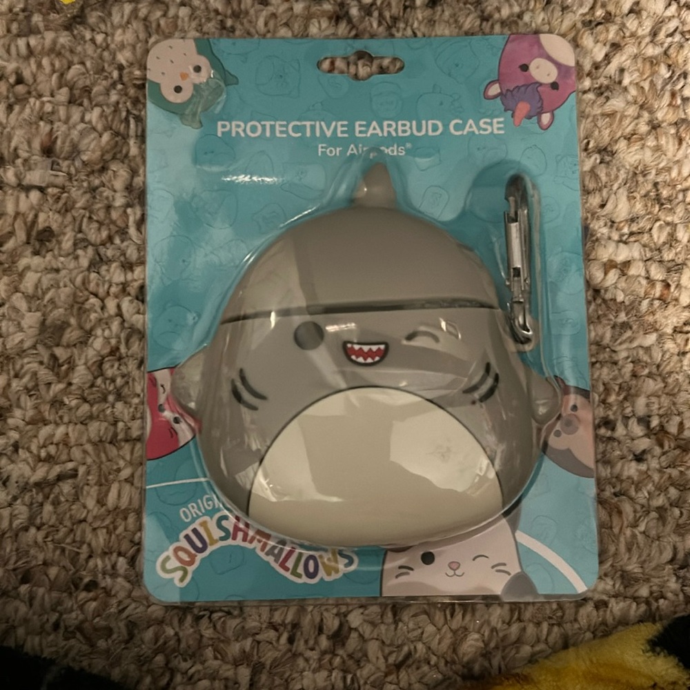 Shark Squishmallow AIRPOD PROS CASE